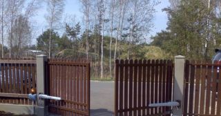 Купить распашные ворота из штакетника Острогожск, цена от 2752 руб.